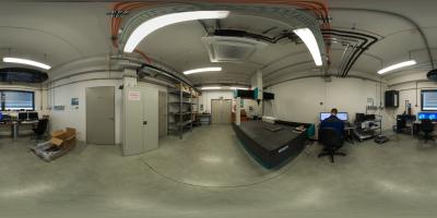 Melior Laser's sheet metal fabrication plant, panorama photo of the quality section, measuring room