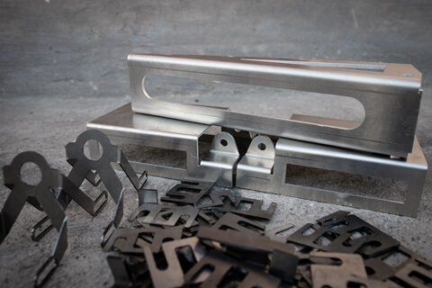 Melior sheet metal fabricated parts built into the pedal box unit