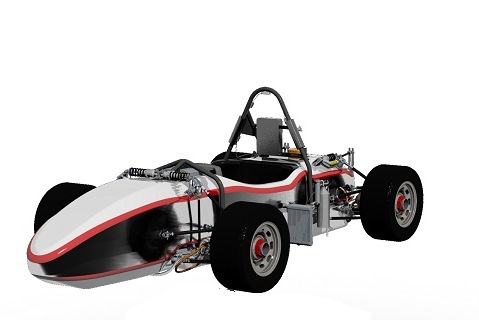 A BME Formula Racing Team projekt versenyautója