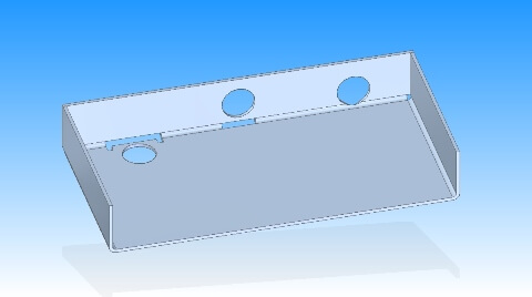 The holes too close to the bending edge may be distorted