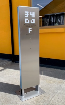
Aesthetic information terminal, kiosk, pole, totem, display
