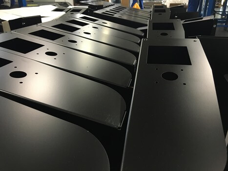 The ready powder painted complex sheet metal parts