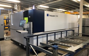 The new Trumpf fiber laser cutting machine is already working at Melior