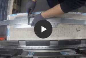 Digital measuring protocol process of bending sheet metal part - video