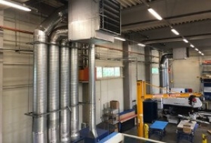 The energy saving sheet metal fabrication hall of Melior Laser