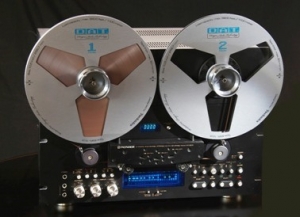 Lasercut tape recorder reels