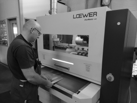 Deburring and chamfering with the new Loewer automatic machine